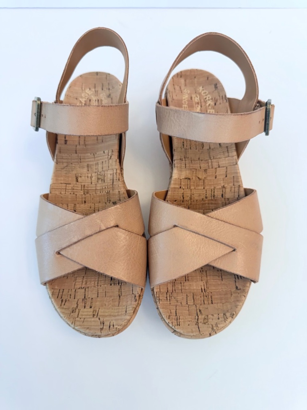 Kork Ease Myrna 2.0 sandals in Golden Sand, size 7